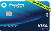 Chase Freedom Student credit card