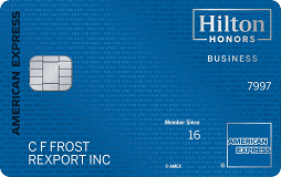 The Hilton Honors American Express Business Card