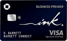 New Business Card! Ink Business Premier Credit Card