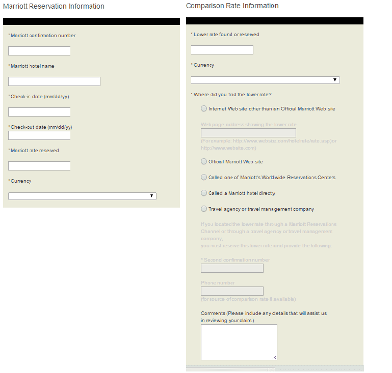 claim form